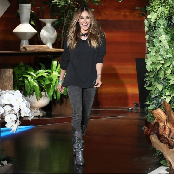 SJP Studio Boot in Scintillate (Glitter) - 39.5 - Picture 2 of 6